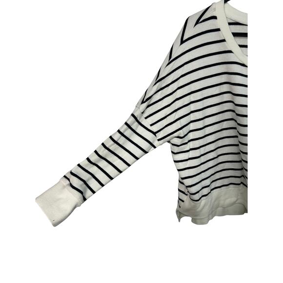 Amuse Society Stripe Boxy Slouchy Sweater S Coastal‎ Chic Beachy Layer - Picture 4 of 4